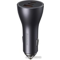 Автомобильное зарядное Baseus Golden Contactor Pro Triple Fast Charger Car Charger 65W CGJP010013 (темно-серый)