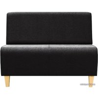 Диван Brioli РудиД двухместный (рогожка, J22 графит)