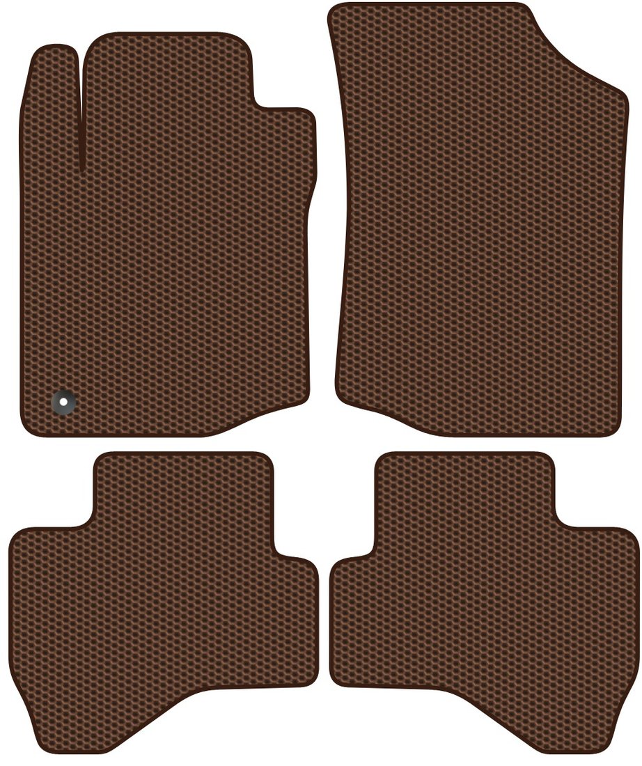 

Комплект ковриков для авто Alicosta Peugeot 107 (хэтчбек 5 дв) 2005 - 2015 (коричневый, сота)