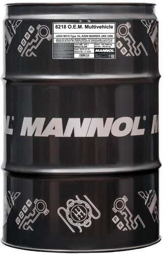 Трансмиссионное масло Mannol O.E.M. Multivehicle JWS 208л