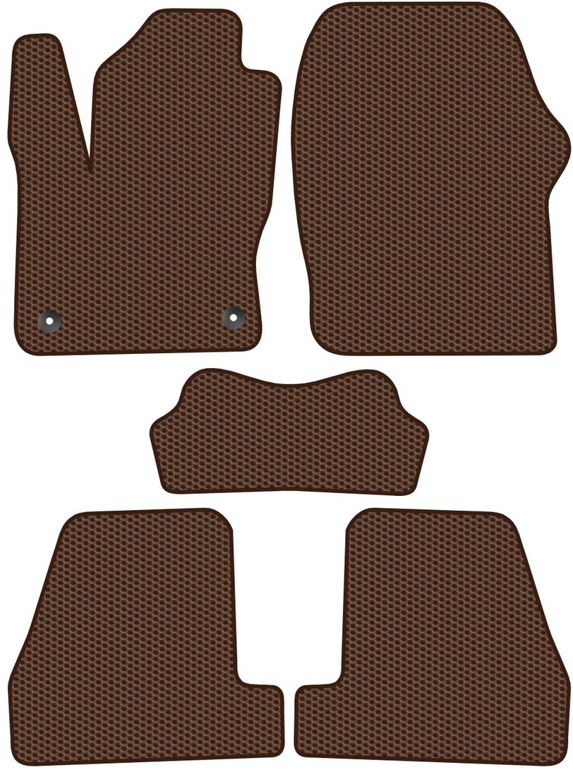 

Комплект ковриков для авто Alicosta Ford Focus III (лифтбек) 2010 - 2014 (коричневый, сота)