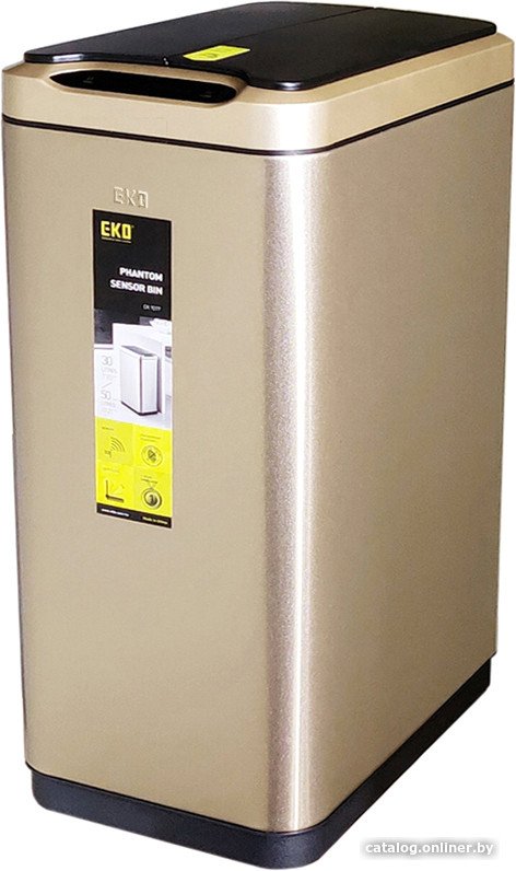 Мусорное ведро Eko Phantom EK9277 30 л (золотая шампань)