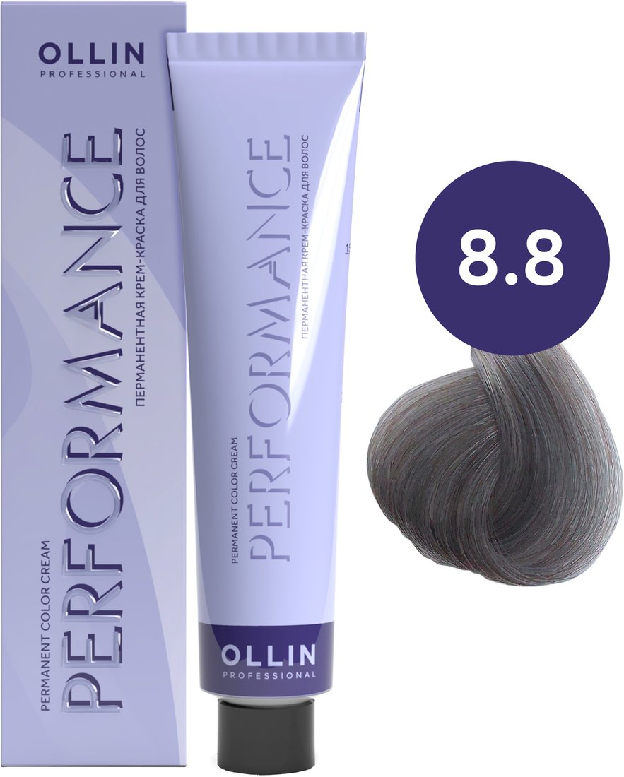 

Крем-краска Ollin Professional Performance Permanent Color Cream 8/8 светло-русый жемчужный