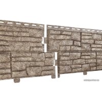 Панель фасадная Ю-Пласт Стоун Хаус Сланец 0225.Н. НМ000001929 (бурый)