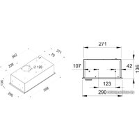 Кухонная вытяжка Ciarko Bongo 60 (белый)