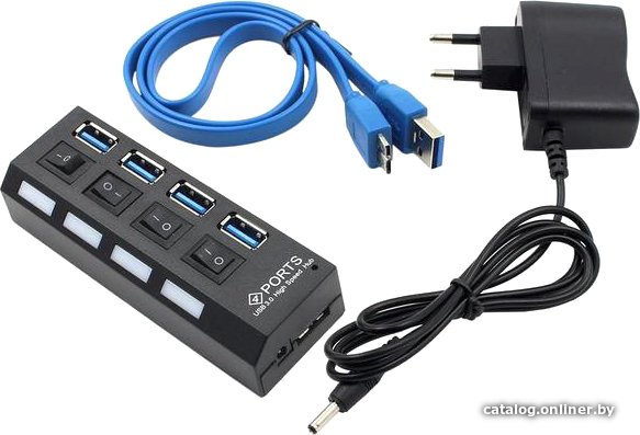USB-хаб USBTOP USB Type-A - 4xUSB Type-A 556520