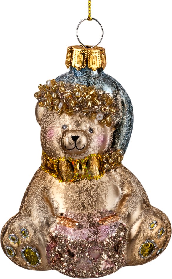 Елочная игрушка Erich Krause Decor. Медвежонок с барабаном 64411