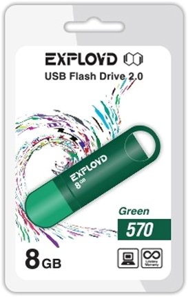 

USB Flash Exployd 570 8GB (зеленый)