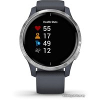 Умные часы Garmin Venu (синий гранит/серебристый)