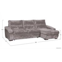 Угловой диван Асмана Форест 160x80 (Plush Latte)