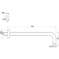 Держатель верхнего душа Aquatek AQ2174CR