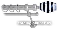 

Карниз для штор Lm Decor Даймонд 135 2р витой 25/16мм (сатин, 1.6м)