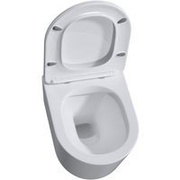 Унитаз подвесной Roxen Simple compact в комплекте с инсталляцией StounFix Dual Fresh 6 в 1 968486 (кнопка: сатин)