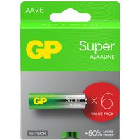 Батарейка GP Super G-Tech LR6/15AETA21-2GVPSBV6
