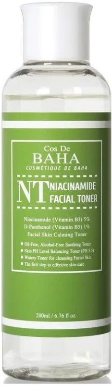 

Cos de Baha Тонер для лица Niacinamide Facial Toner 200 мл