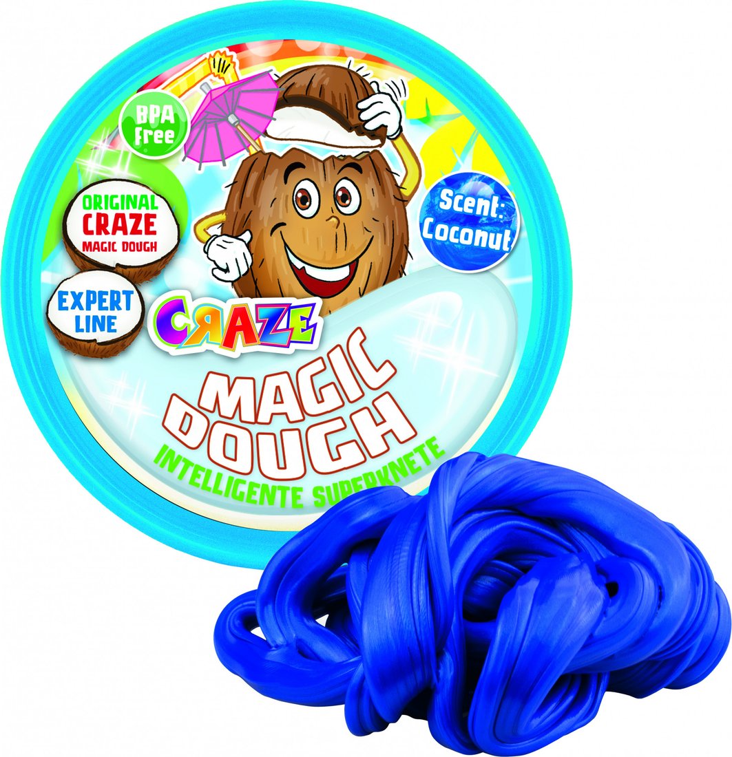 

Тесто для лепки Craze Magic Dough Попрыгунчик Фруктовая фантазия Кокос 35368.C (синий)