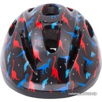 Cпортивный шлем Green Cycle Dino (черный/красный/синий)
