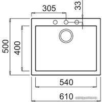 Кухонная мойка Elleci Quadra 110 Light Grey K97