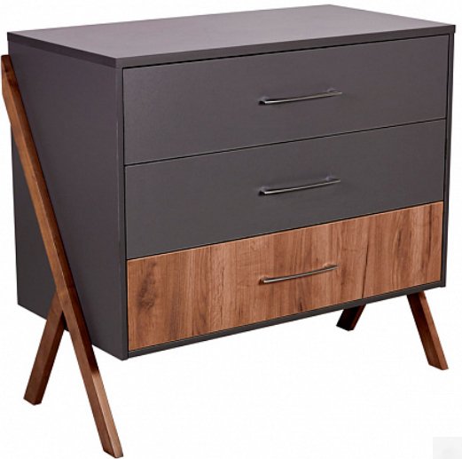 

Комод Polini Kids Porto 2200 0002572.164 (графит/дуб крафт)