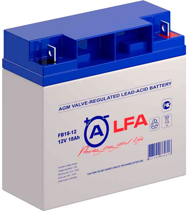 

Аккумулятор для ИБП Alfa Battery FB18-12 (12V/18Ah)