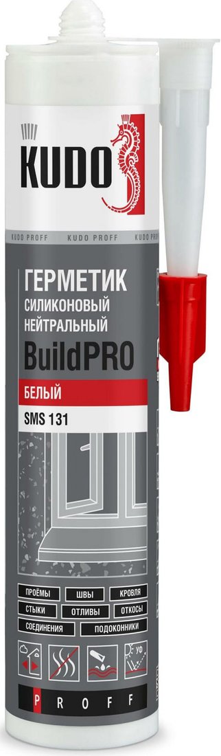 

Герметик Kudo Proff SMS-131 280 мл (белый)