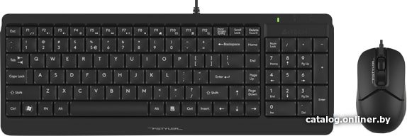 Офисный набор A4Tech Fstyler F1512 (черный)