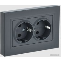 Розетка IEK Brite РСш12-3-БрГ