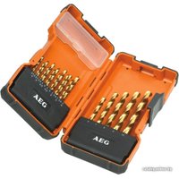 Набор сверл AEG Powertools HSS-TIN 19 предметов [4932352245]