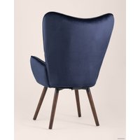 Стул Stool Group Гранд KAS (вельвет синий)