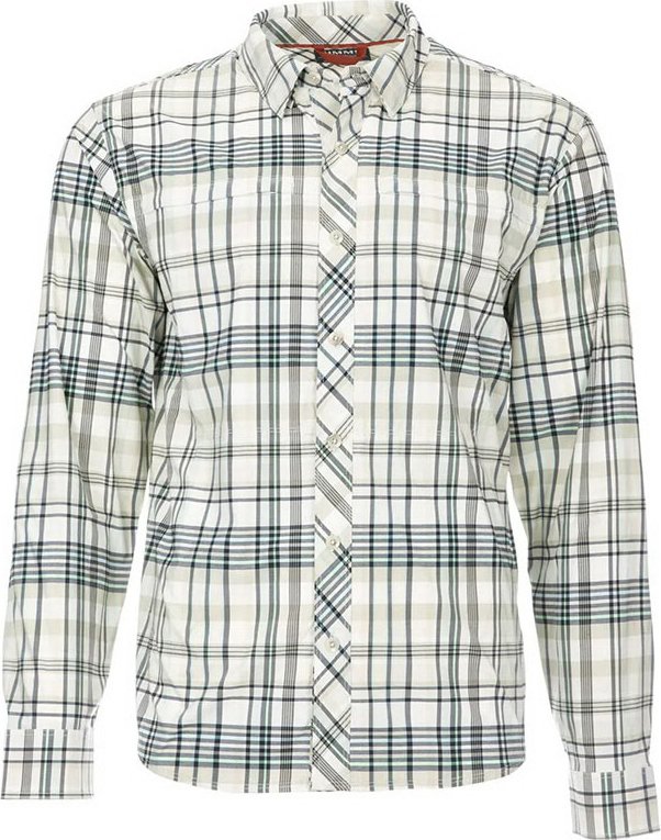 

Рубашка Simms Stone Cold LS Shirt (XL, pearl madras plaid)