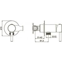 Гигиенический душ Grocenberg GB001 (черный матовый)