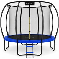 Батут AMETIST Pro Inside D312-10FT (синий/оранжевый)
