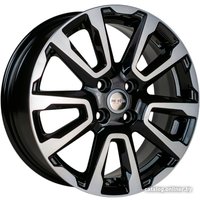 Литые диски K&K КС1026 16x6.5" 4x100мм DIA 60.1мм ET 50мм Алмаз черный