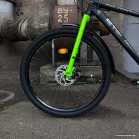 Велосипед Stels Navigator 700 MD 27.5 р.17.5 Z010 Курьер 2024 (разобранный, черный матовый)