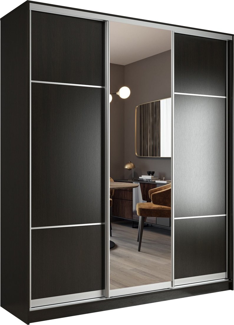 

Шкаф-купе Евва АЭП ШК.3 03 176 VS.02 (венге/хром)