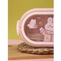 Ланч-бокс ILikeGift Cute bunny 6448 (pink)