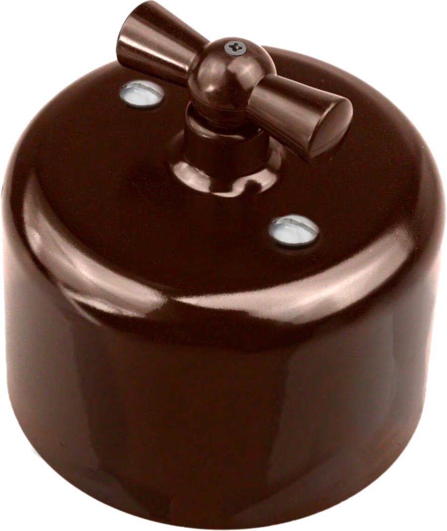 

Выключатель проходной Bironi Ришелье R1-211-02 (коричневый)