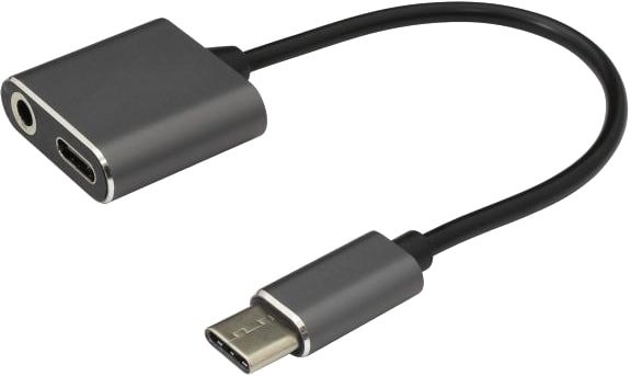 

Адаптер SBOX Type-C-Type-C+3.5