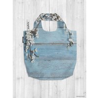 Сумка шоппер JoyArty Ветка вишни на деревянныx доскаx bstl_20386