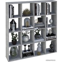 Стеллаж Polini Kids Home Smart Кубический 16 секций 0001695.75 (бетон)