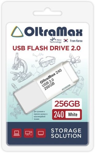 

USB Flash OltraMax 240 256GB (белый)