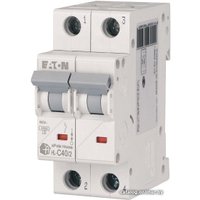 Выключатель автоматический Eaton HL-C402 2P 40A C 4.5кA 2M 194775
