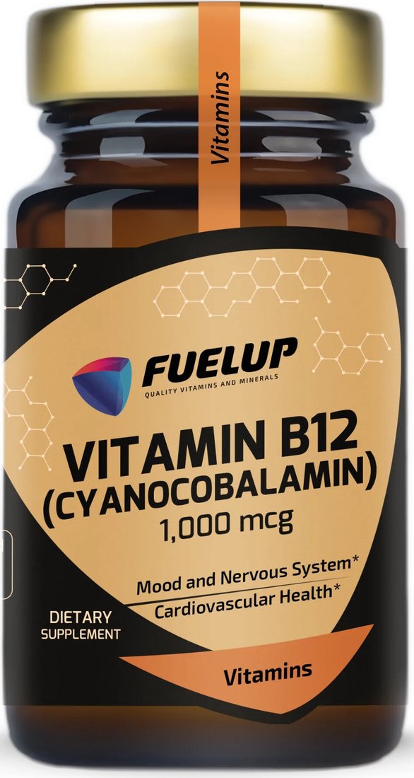Витамин FuelUp Vitamin B12 (Cyanocobalamin) 1000 мкг (100 таблеток)