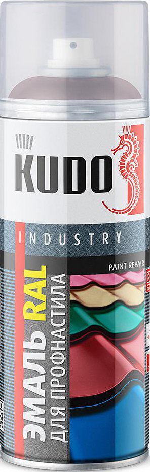 

Эмаль Kudo для профнастила RAL 6005 0.52 л (зеленый мох)