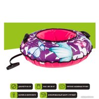 Тюбинг Snowstorm BZ-90 Butterfly W112869 (90см, фиолетовый/розовый)