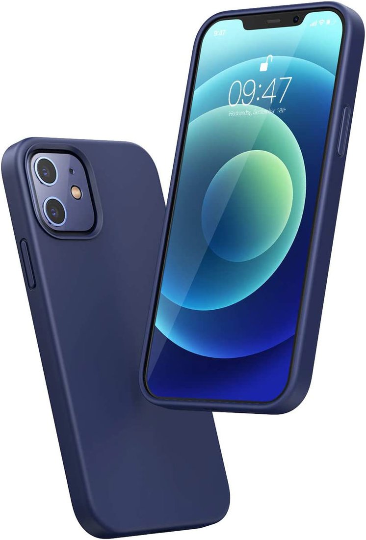 

Чехол для телефона Ugreen LP418-20455 для Apple iPhone 12 (синий)