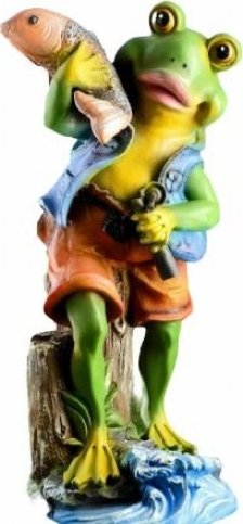 

Фигурка для сада Славянская Керамика Лягушка с рыбой сф-845