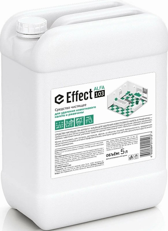 

Средство для ванных комнат Effect Альфа 103 5 л