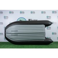 Моторно-килевая лодка RiverBoats 410 НДНД фальшборт (красный/черный)