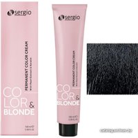 Крем-краска для волос Sergio Professional Color&Blonde 1 черный